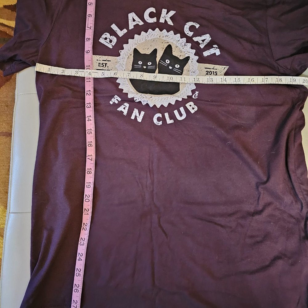 Black Cat Fan Club T-shirt - Picture 6 of 8